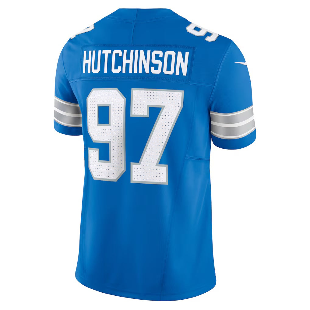 American Football Jersey | D.Lions #97 Aidan Hutchinson Blue Team Vapor F.U.S.E. Limited Stitched Football American Jersey - image 1