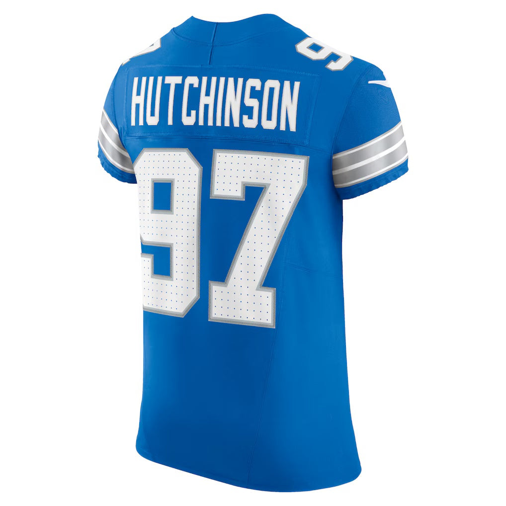 American Football Jersey | D.Lions #97 Aidan Hutchinson Blue Vapor F.U.S.E. Stitched Football American Jersey - image 1