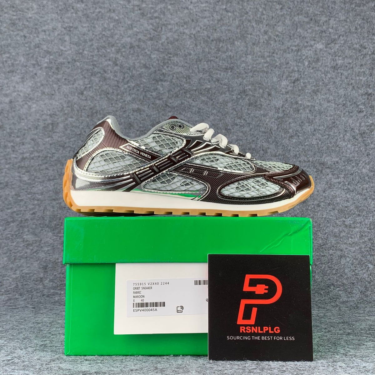 Bottega Veneta Wmns Orbit Sneaker 'Merlot' - product view 1