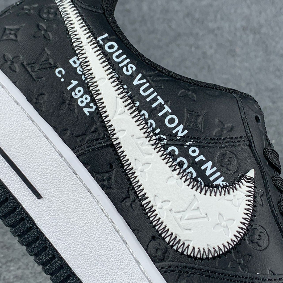 (Custom) Air Force 1 Sneakers 'Black' - product view 10