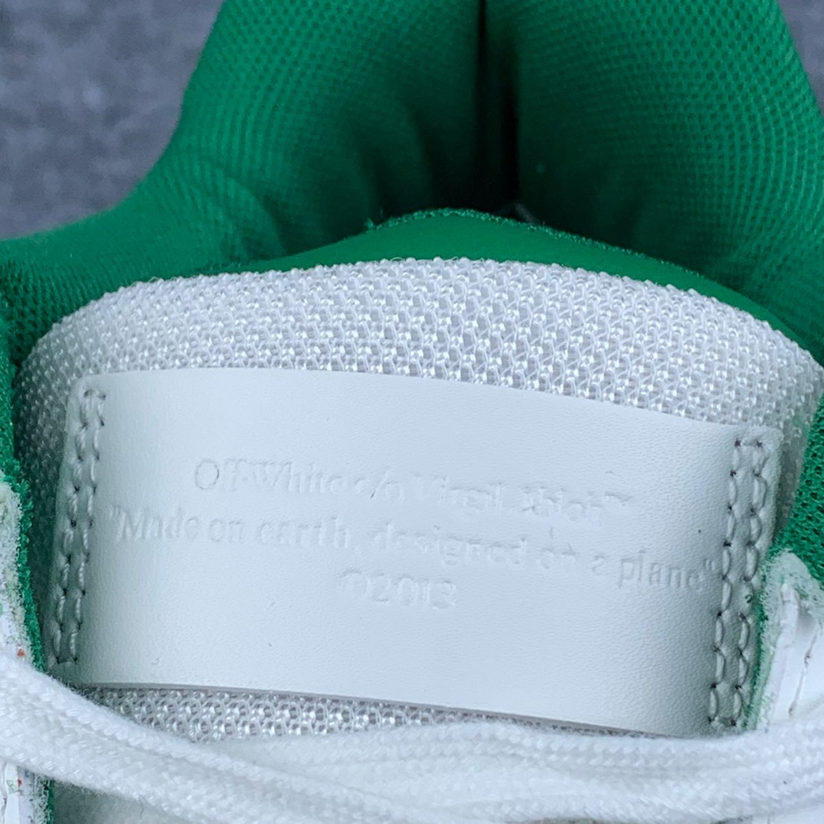 Off-White Out of Office Sneakers 'Green White' - product view 9