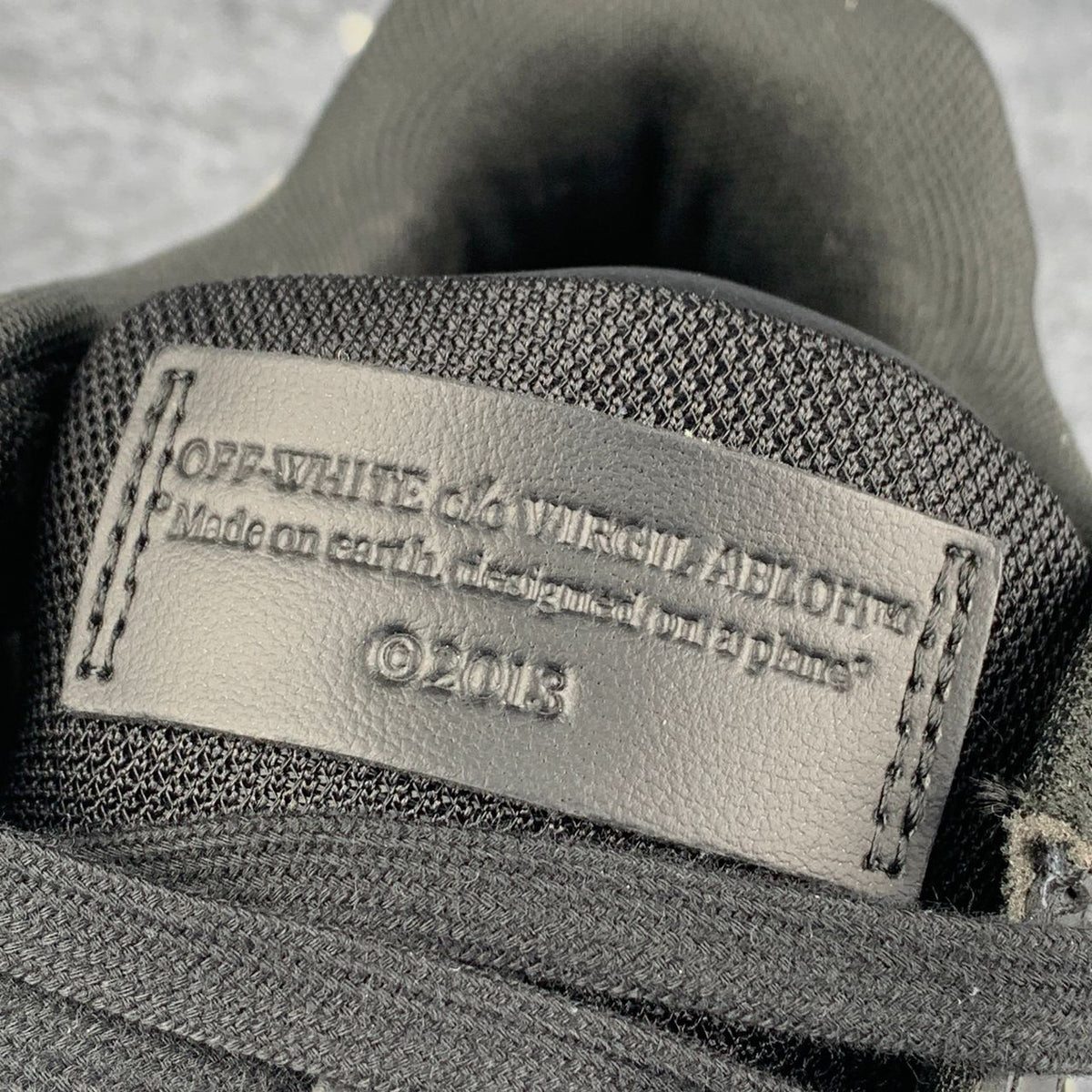 Off-White Out of Office Sneakers 'Sartorial Stitching Black' - product view 8
