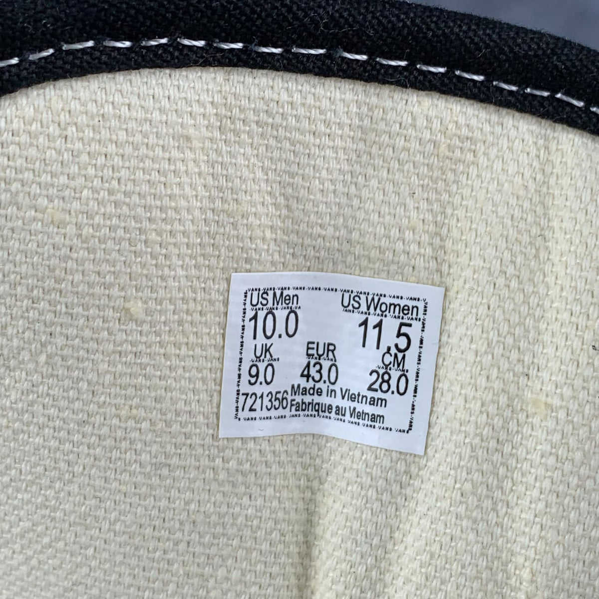 SATOSHI NAKAMOTO x Vans Old Skool Reissue 36 Sneakers 'Speckled Moving Blanket Grey' - product view 10
