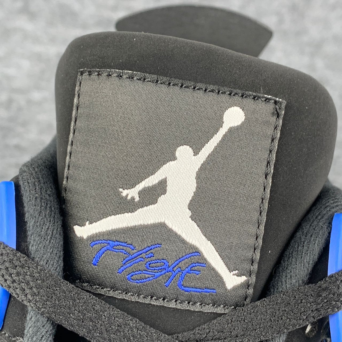 Custom Jordan 4 "Blue Thunder" Sneakers - product view 8