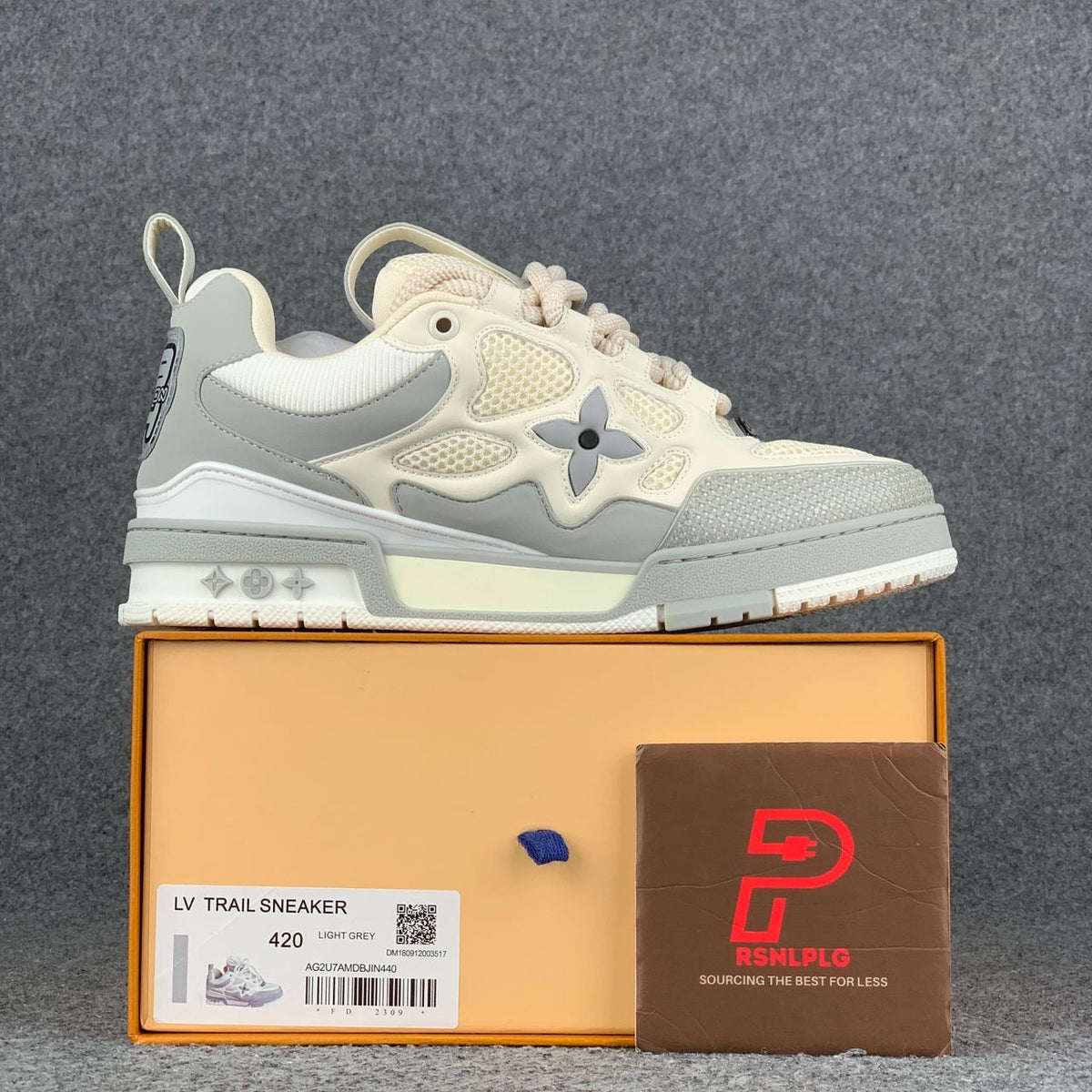 LV Skate Sneaker 'Light Grey - product view 1