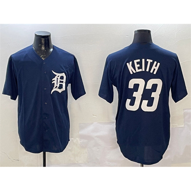 Baseball Jersey | Detroit Tigers #33 Colt Keith Navy Stitched - image 1