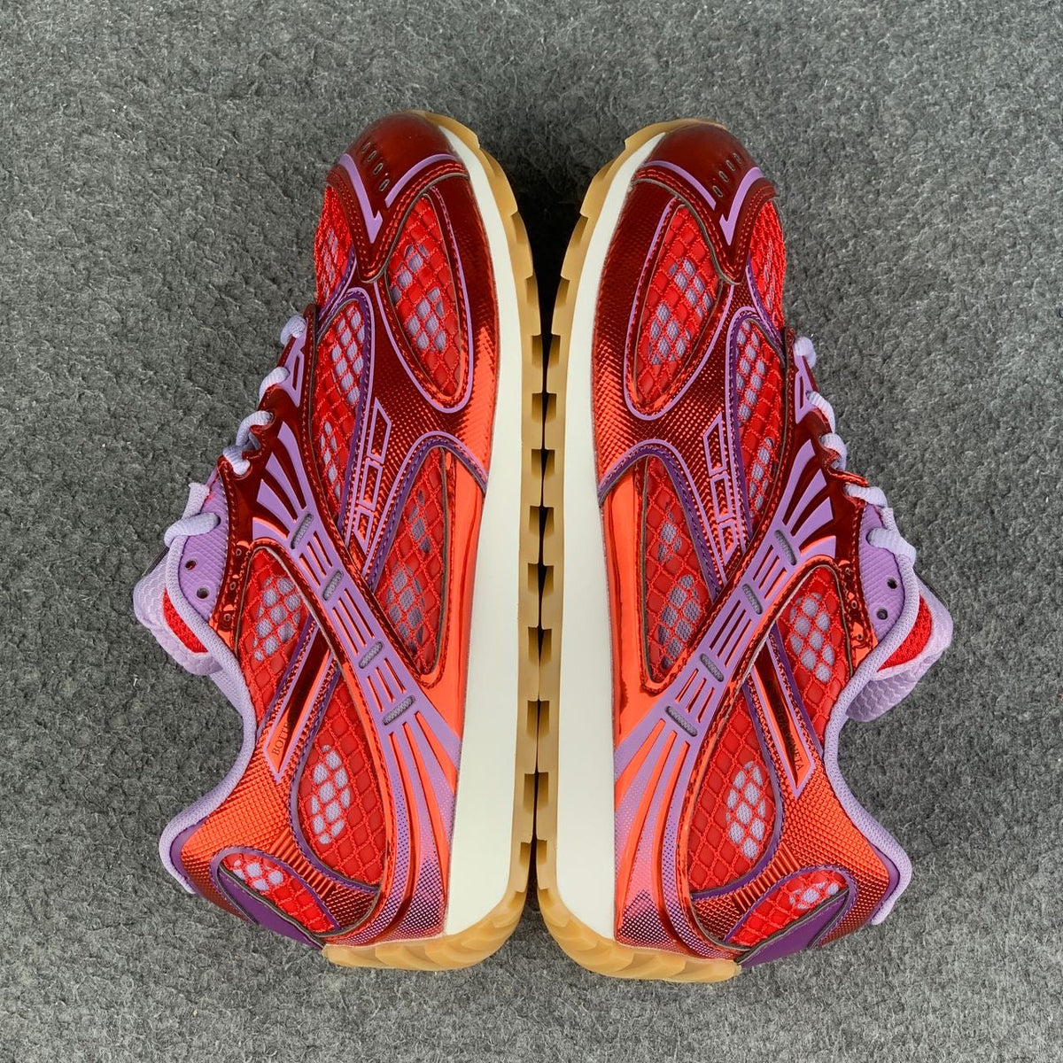 Bottega Veneta Orbit Sneaker 'Metallic Red & Wisteria' - product view 3