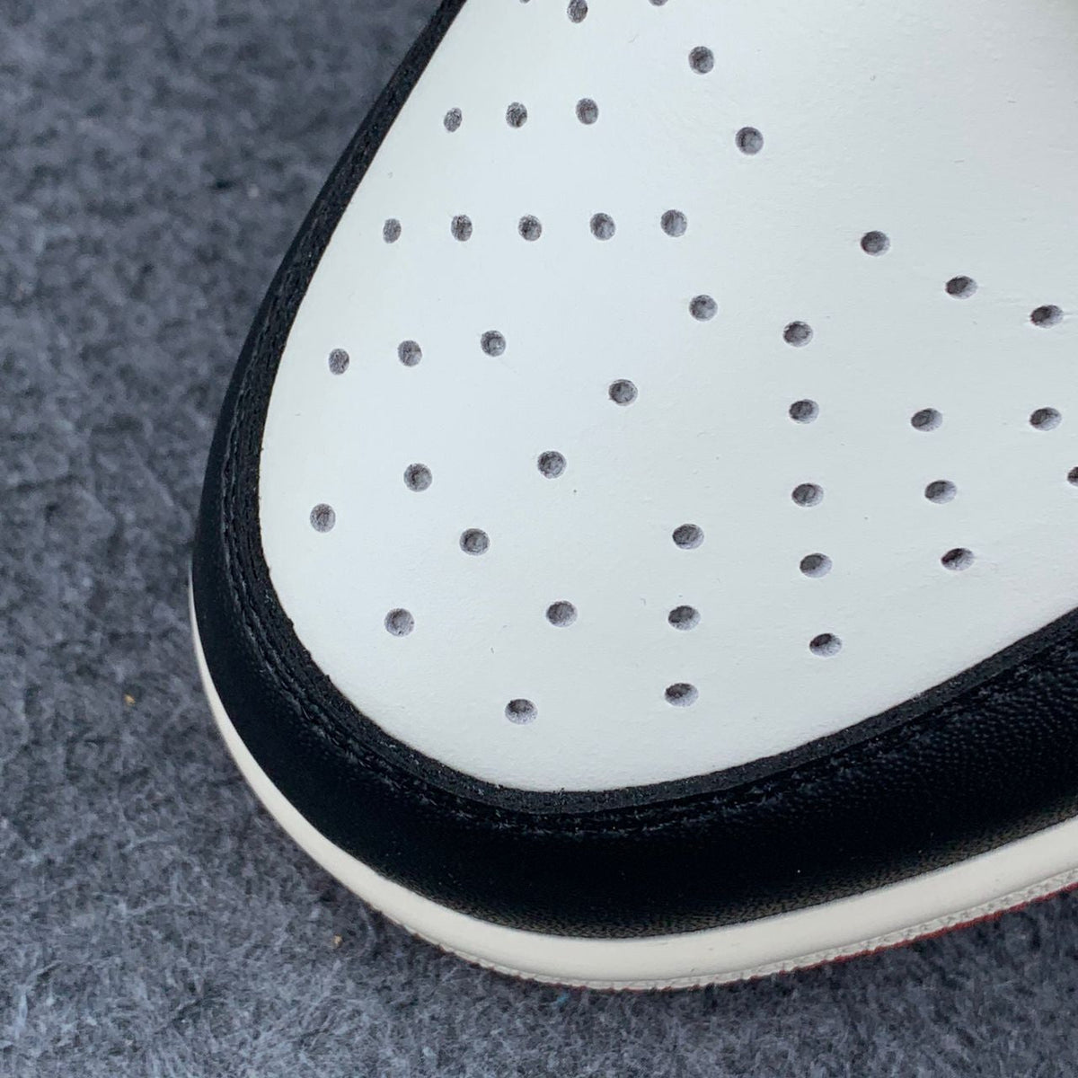 (CUSTOM) Air JORDAN 1 LOW Sneakers 'BLACK RED' - product view 7