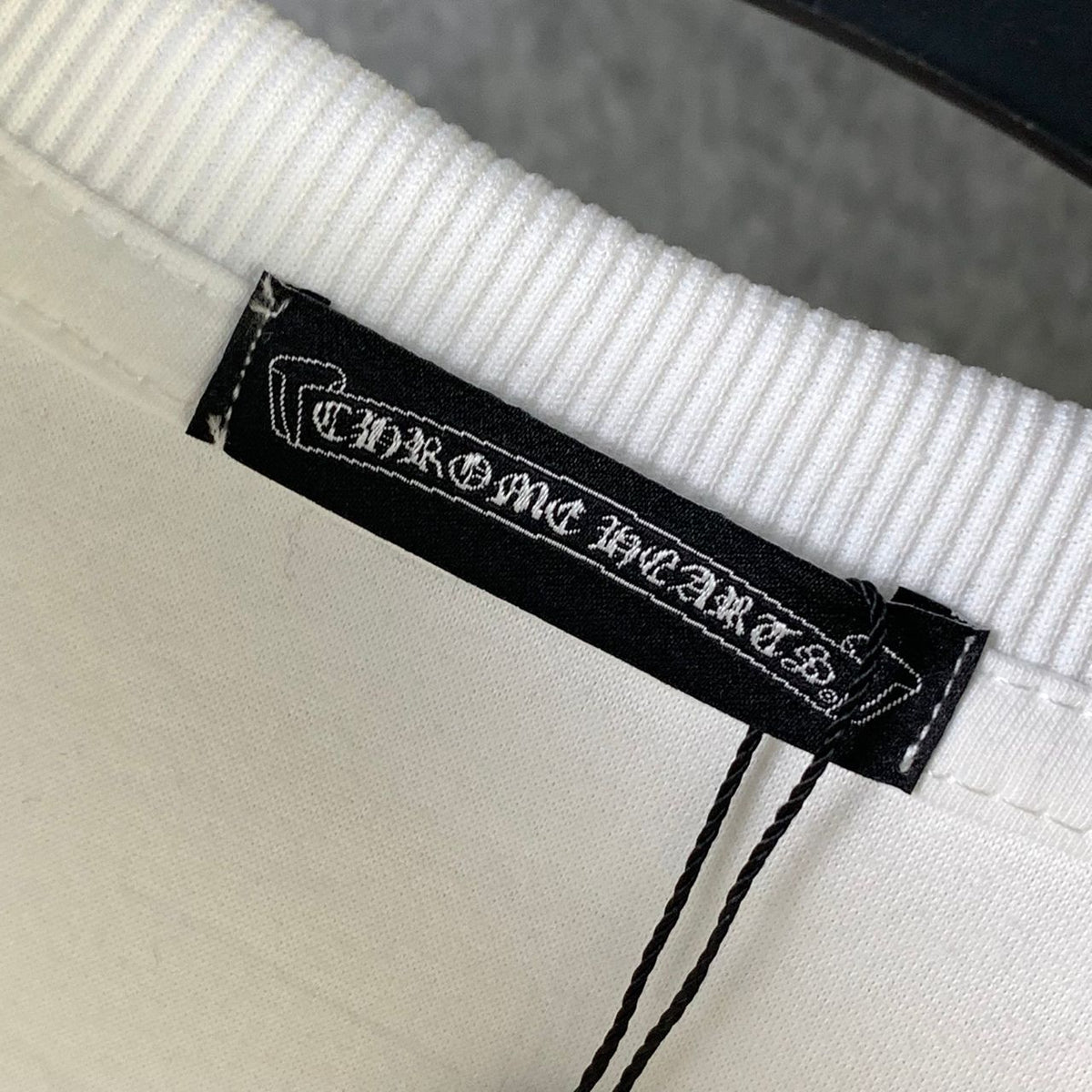 Chrome Hearts Made In Hollywood Plus Cross Long-Sleeve T-Shirt 'White/Red' - product view 7