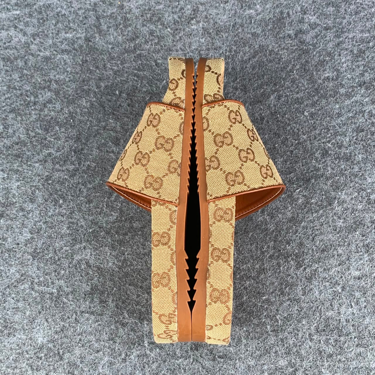 Gucci GG Cattern Canvas Slide Sandals - product view 4