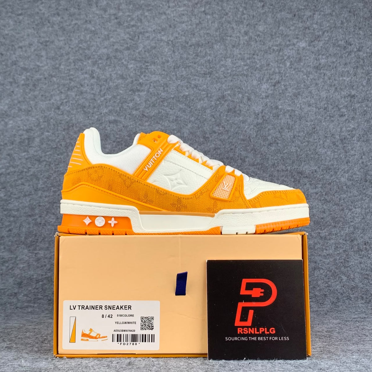 LV Trainer 'Yellow Monogram Denim' (B-Grade Version) Sneakers - product view 1