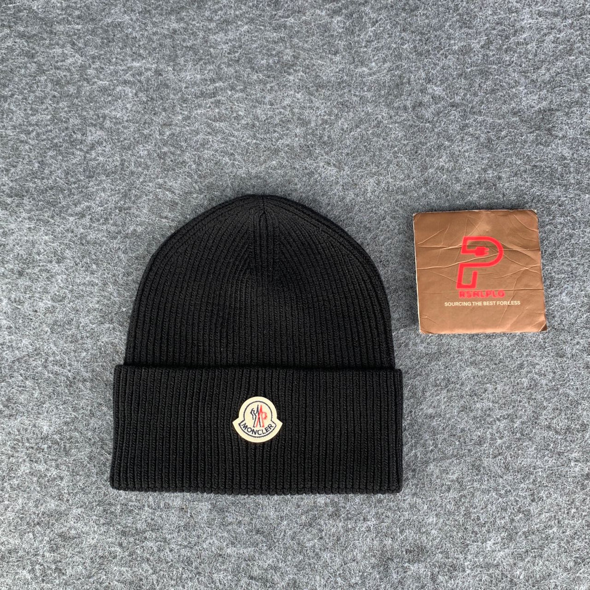 Moncler Cashmere Beanie 'Black' - product view 1