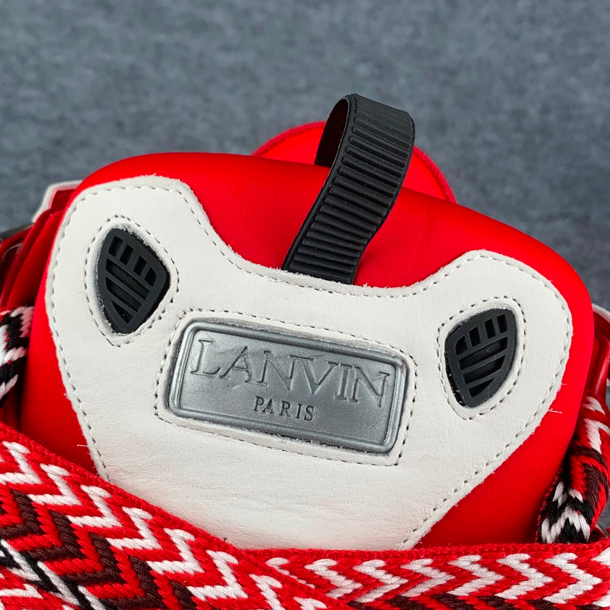Lanvin Curb Sneakers 'Red White' - product view 10