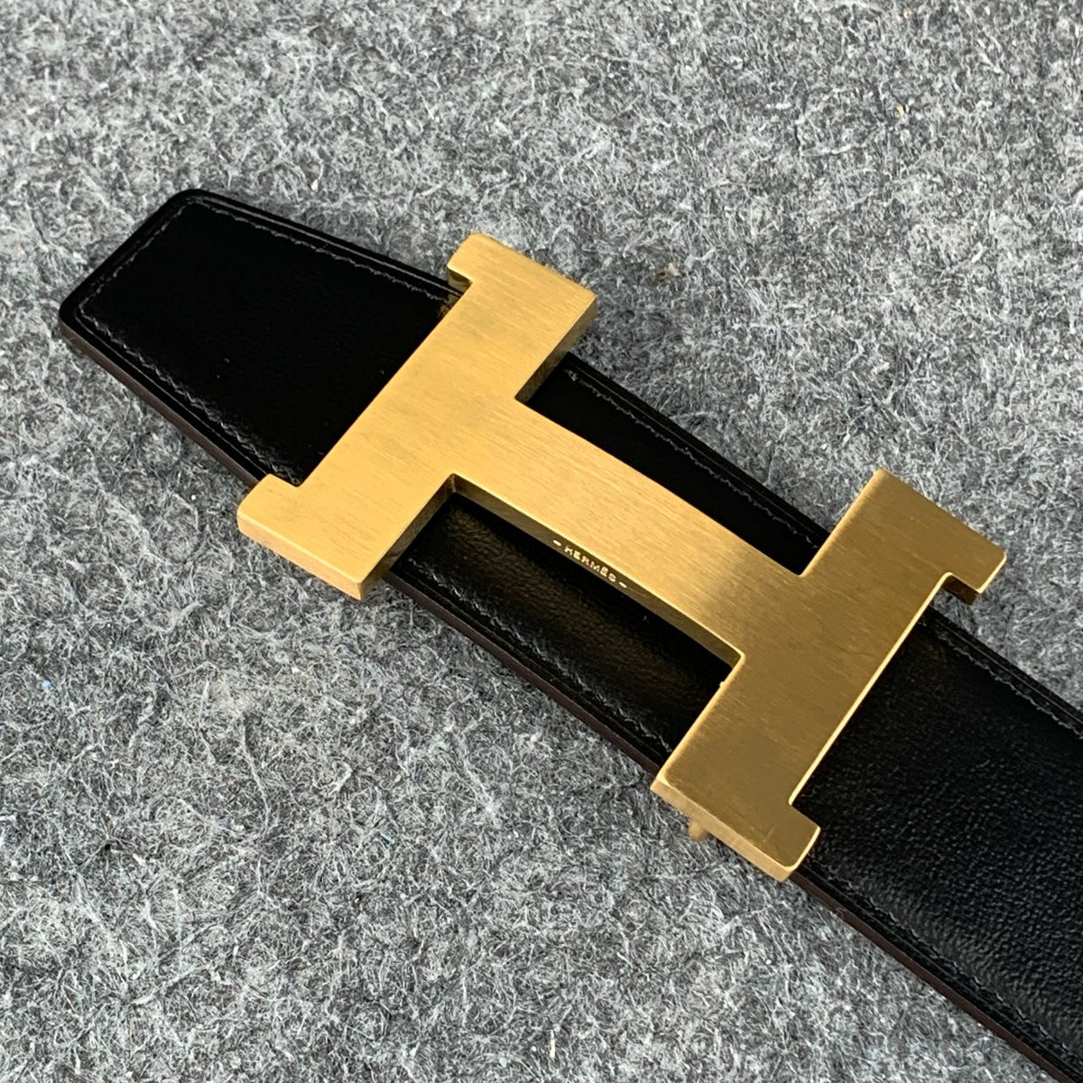 H Constance Reversible Leather Belt ´Black/Chocolate Brown´ - product view 3