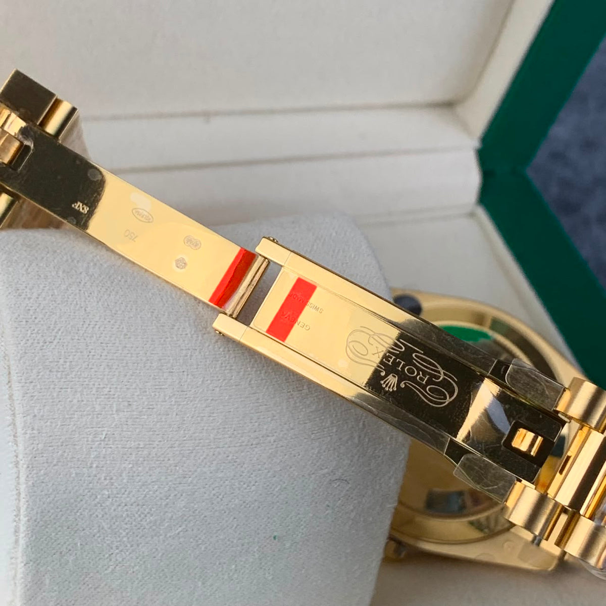 Yellow Gold & Green 40MM Watch - product view 8