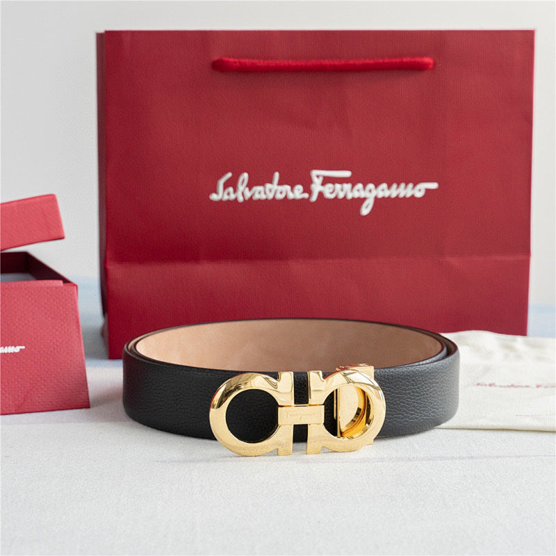 Classic Leather Belt - product view 2