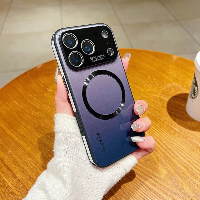 MagSafe Magnetic Gradient Phone Case with Lens Protection - product view 3