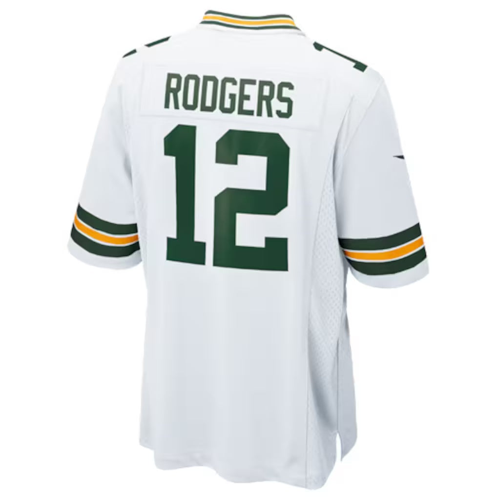 American Football Jersey | GB.Packers #12 Aaron Rodgers White Classic Player Stitched Football American Jersey - image 1