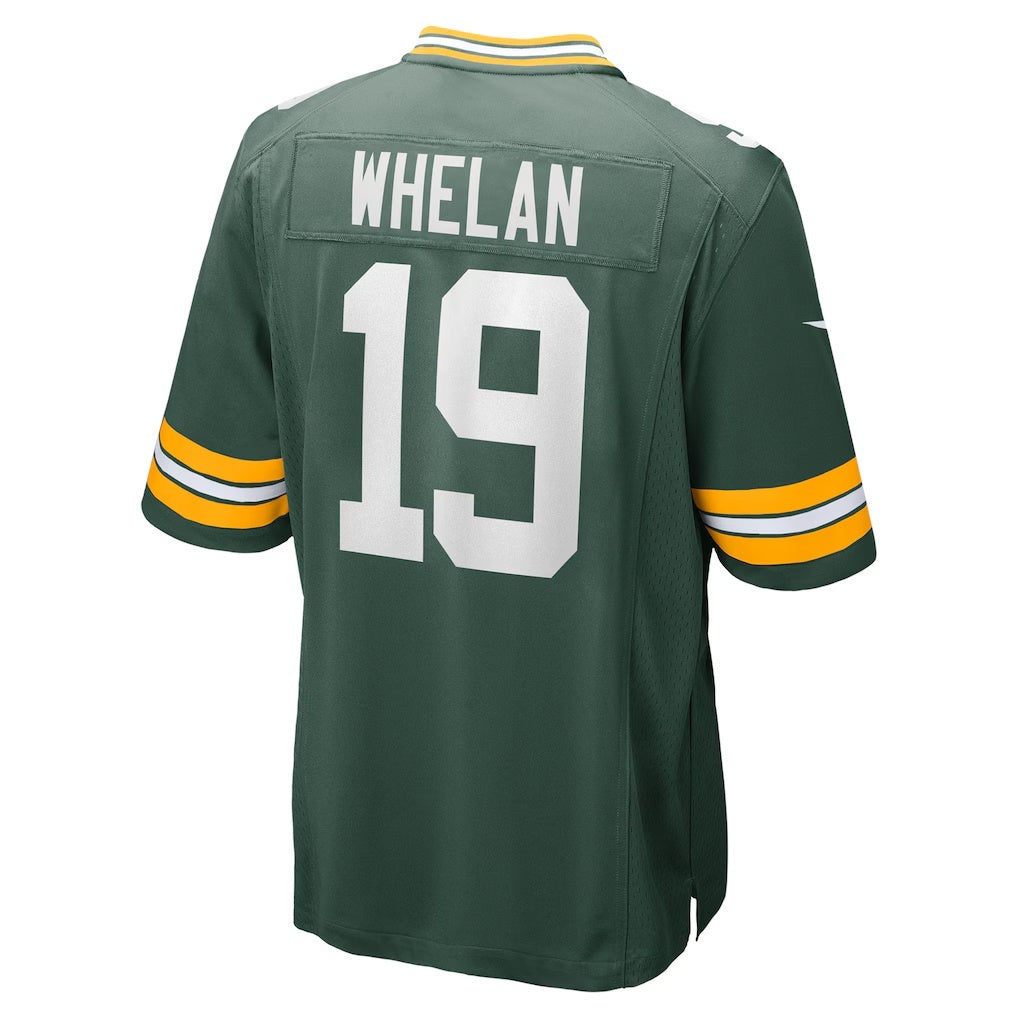 American Football Jersey | GB.Packers #19 Daniel Whelan Green Game Stitched Football American Jersey - image 1