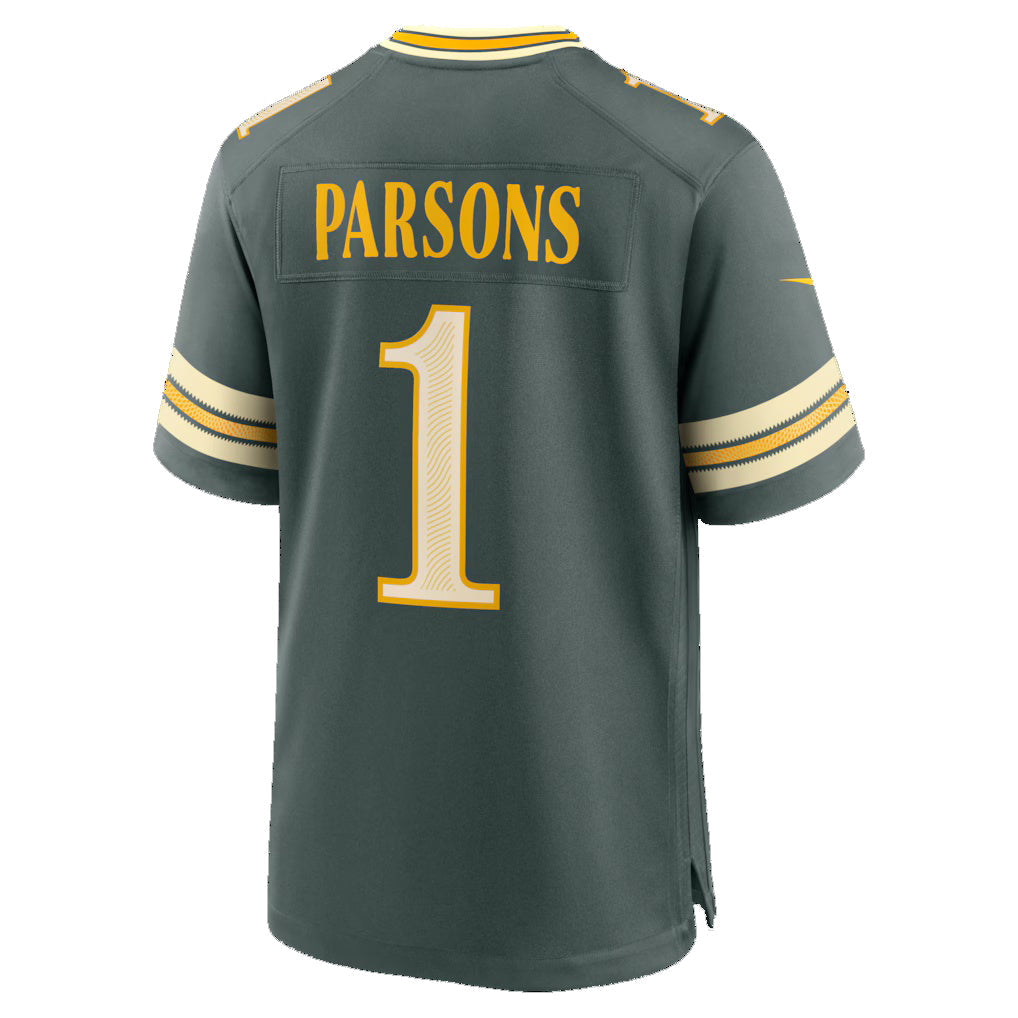 American Football Jersey | GB.Packers #1 Micah Parsons Green 2026 Rivalries Collection Game Football Stitched Jersey - image 1