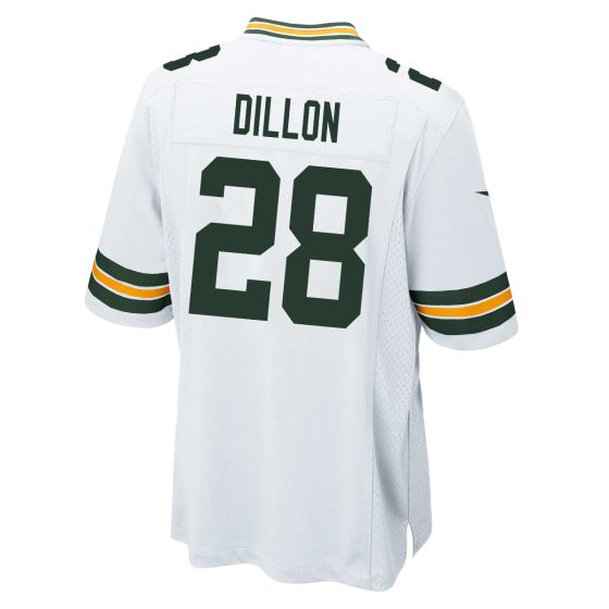 American Football Jersey | GB.Packers #28 A.J.Dillon White Game Stitched Football American Jersey - image 1