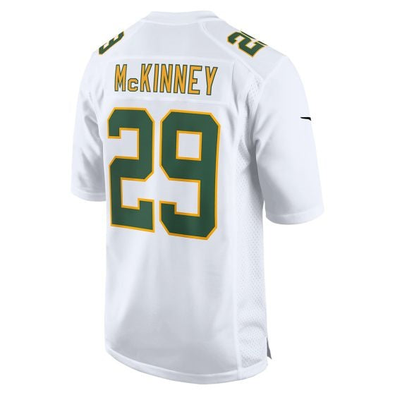 American Football Jersey | GB.Packers #29 Xavier McKinney White Fashion Game Stitched Football American Jersey - image 1