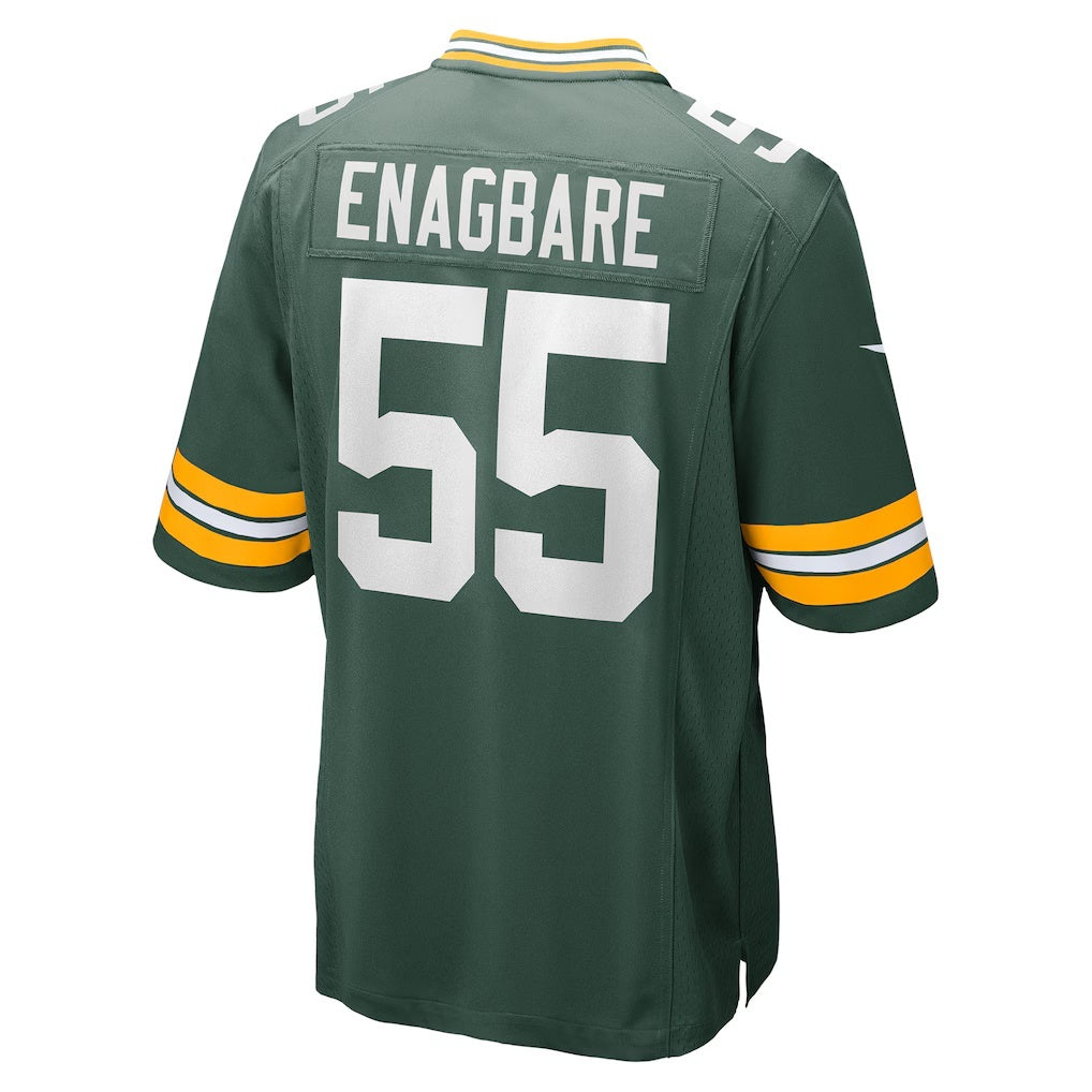 American Football Jersey | GB.Packers #55 Kingsley Enagbare Green Game Player Stitched Football American Jersey - image 1