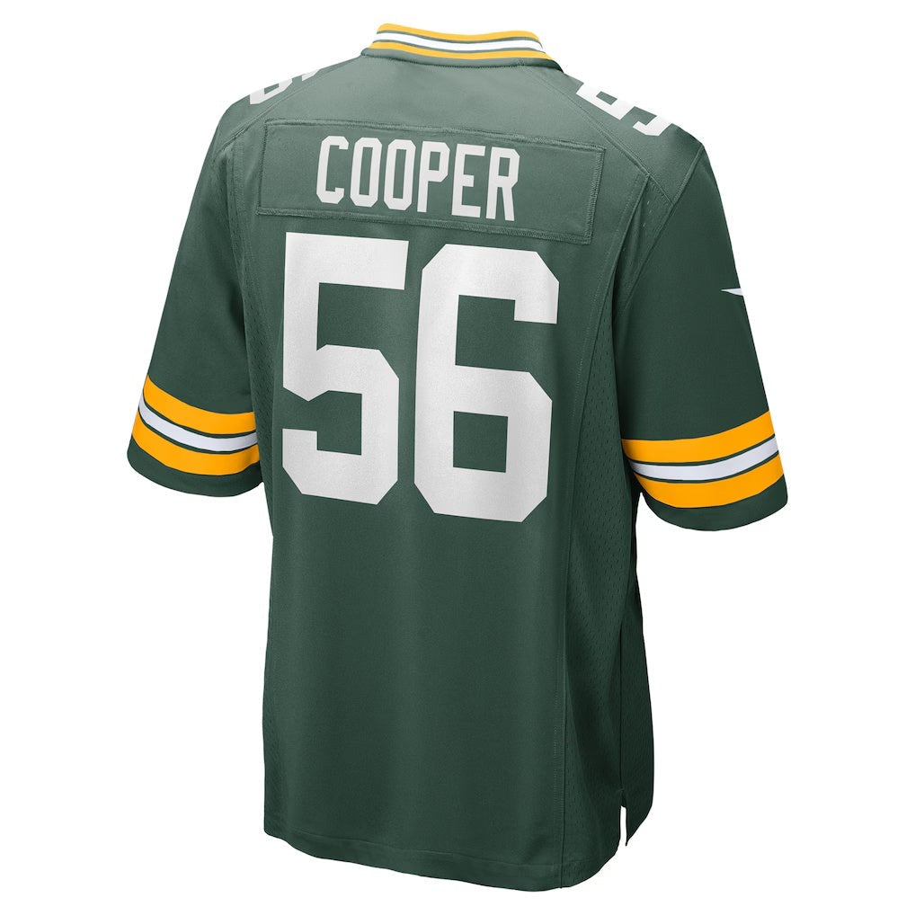 American Football Jersey | GB.Packers #56 Edgerrin Cooper Green Game Stitched Football American Jersey - image 1