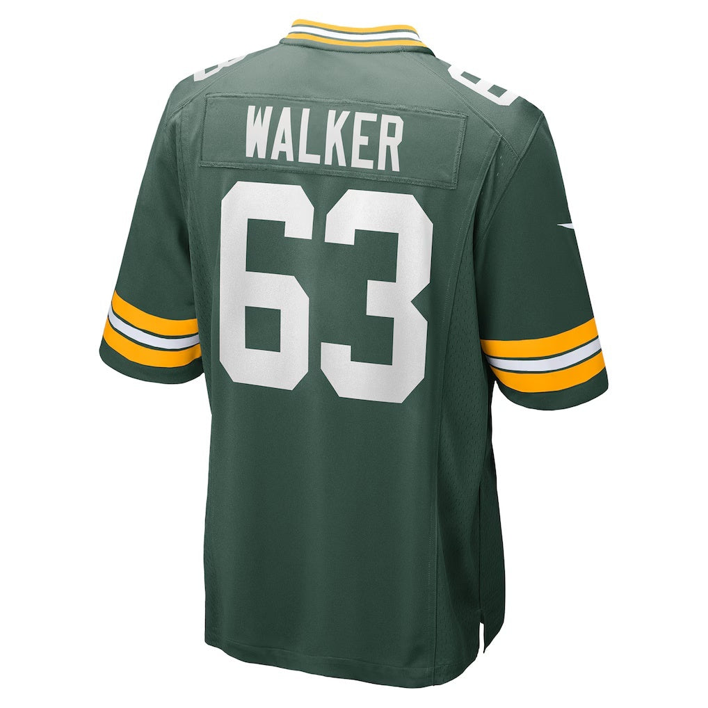 American Football Jersey | GB.Packers #63 Rasheed Walker Green Game Player Stitched Football American Jersey - image 1