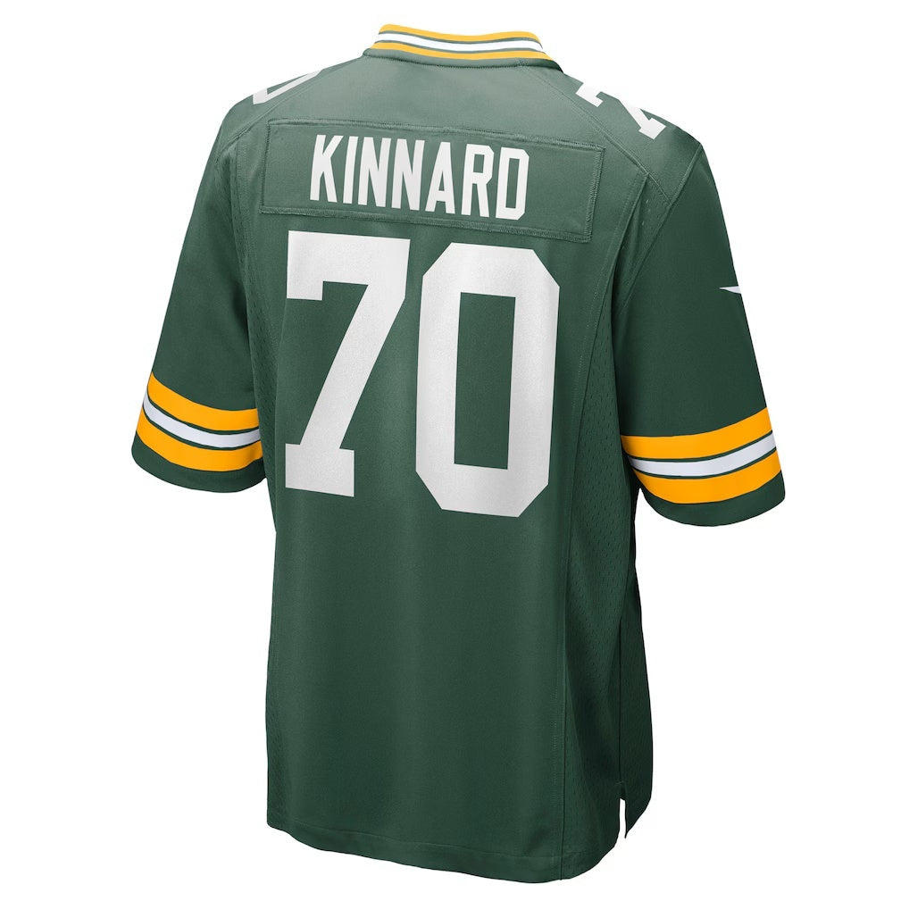 American Football Jersey | GB.Packers #70 Darian Kinnard Green Team Game Stitched Football American Jersey - image 1
