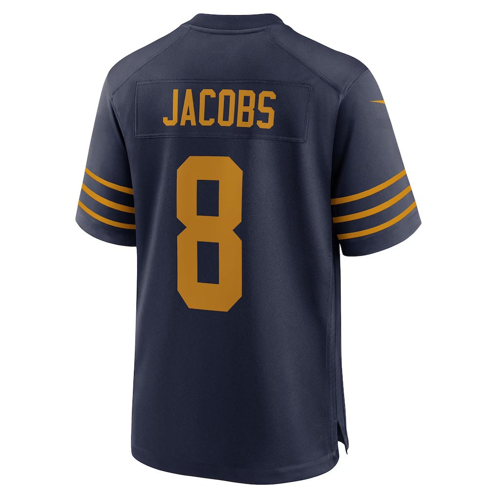 American Football Jersey | GB.Packers #8 Josh Jacobs Navy The 1923 Classic Game Stitched Football American Jersey - image 1