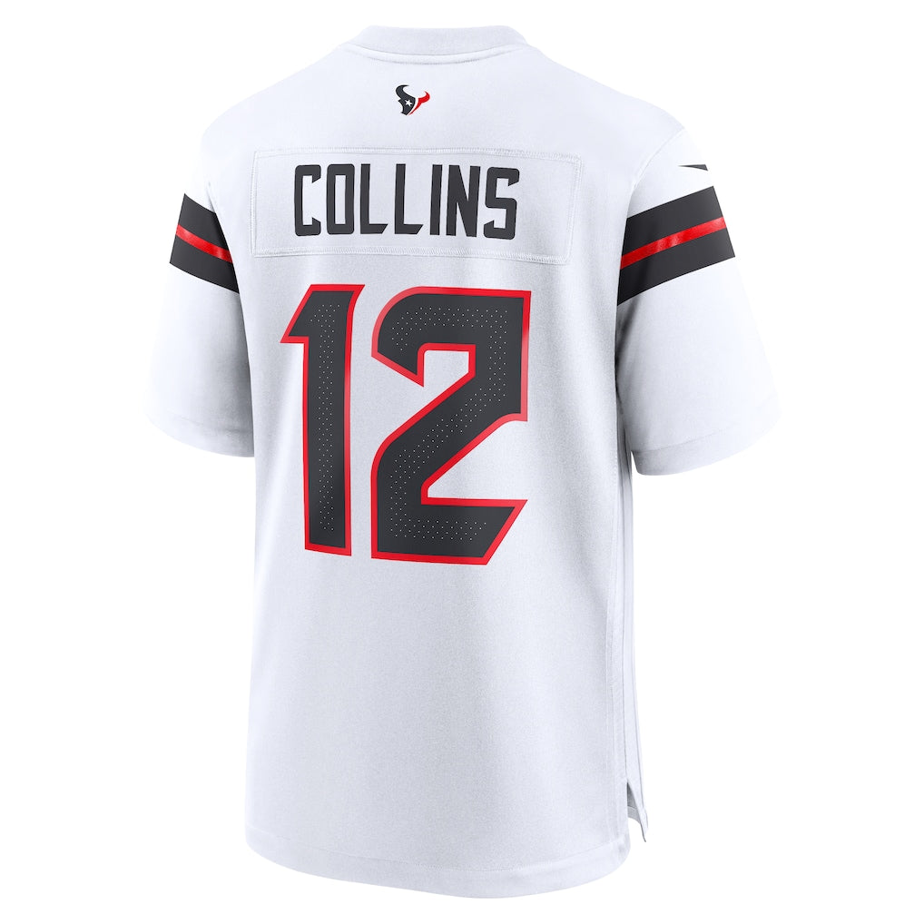 American Football Jersey | H.Texans #12 Nico Collins White Game Jersey - image 1