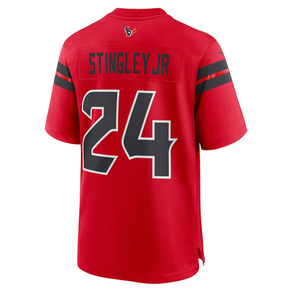 American Football Jersey | H.Texans #24 Derek Stingley Jr. Red Alternate Game Jersey - image 1