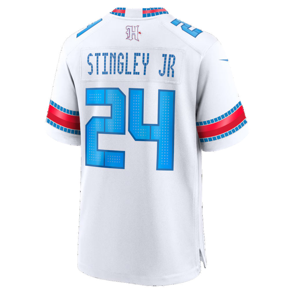 American Football Jersey | H.Texans #24 Derek Stingley Jr. White 2026 Rivalries Collection Game Football Stitched Jersey - image 1