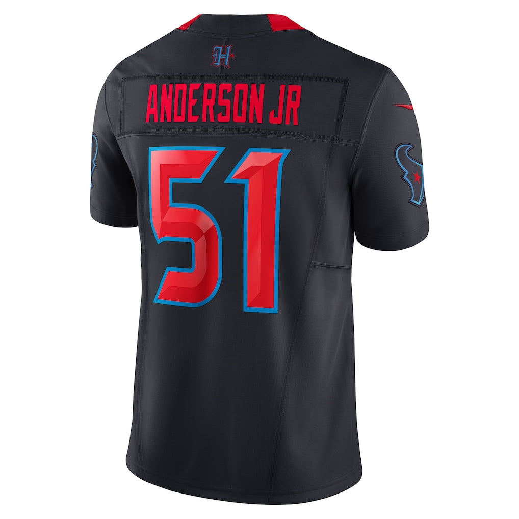 American Football Jersey | H.Texans #51 Will Anderson Jr. Navy 2nd Alternate Vapor F.U.S.E. Limited Jersey - image 1