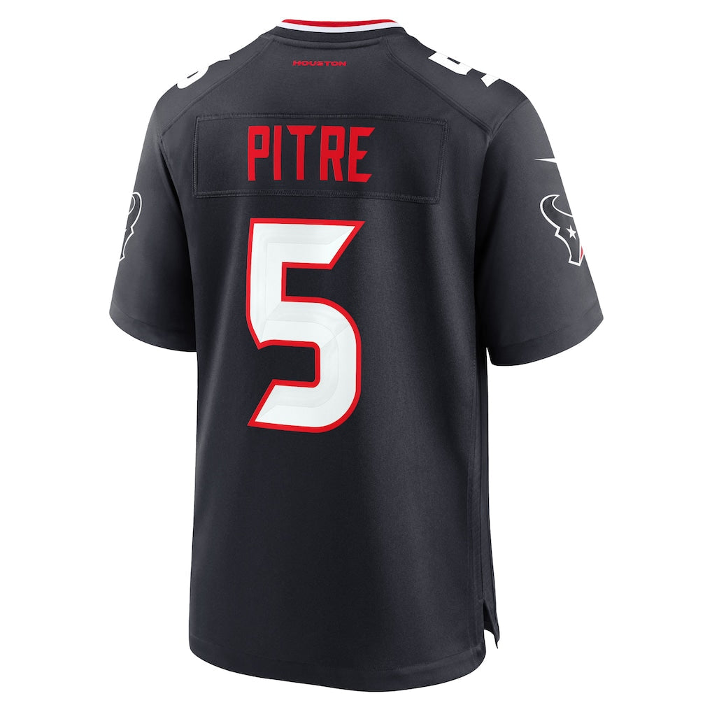 American Football Jersey | H.Texans #5 Jalen Pitre Navy Game Marou - image 1
