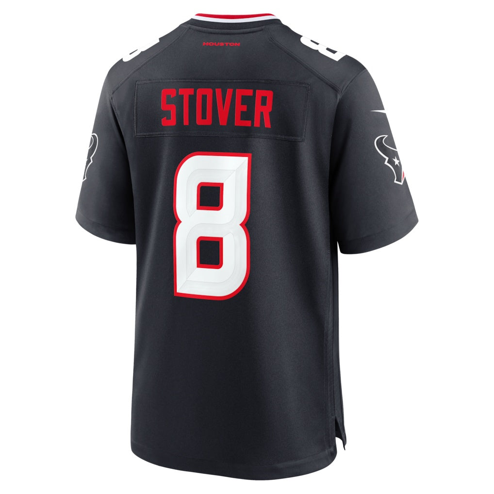 American Football Jersey | H.Texans #8 Cade Stover Navy Team Game Jersey - image 1