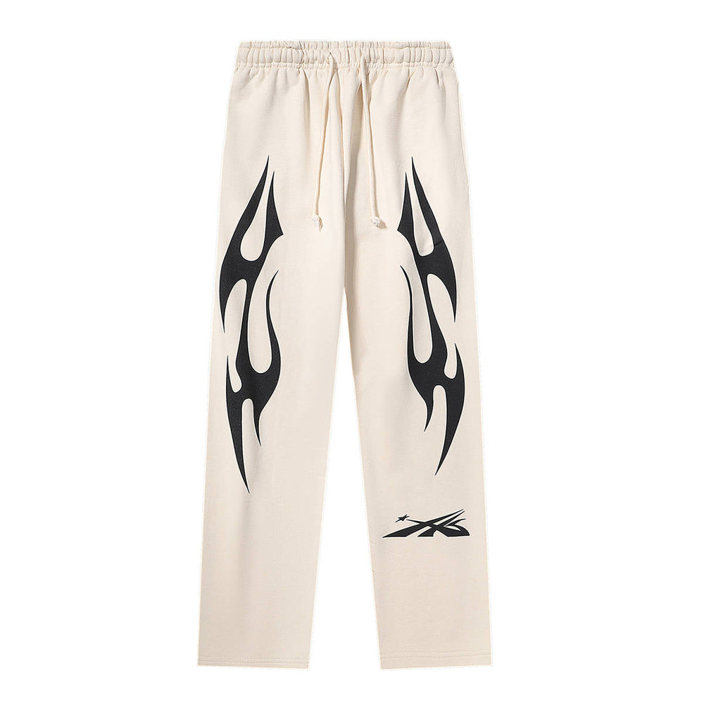 Hellstar Sports Sweatpants Pants 'Cream/White' - product view 1