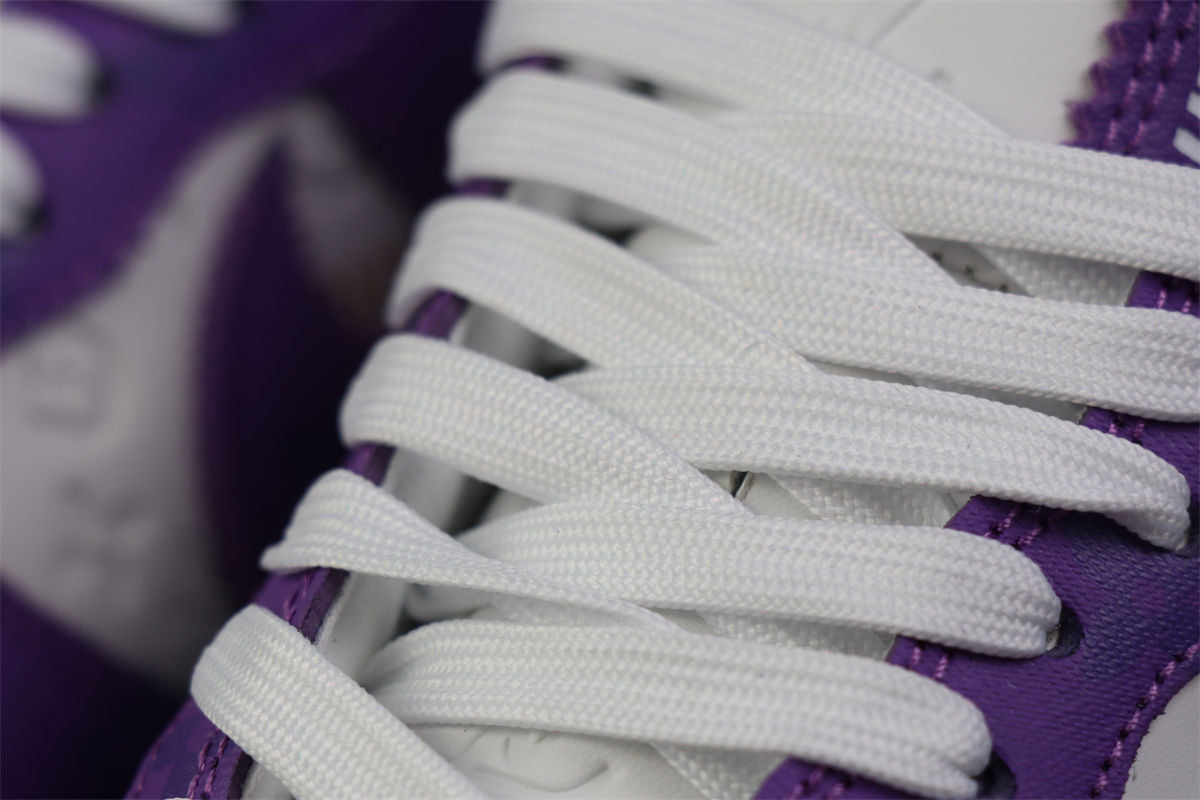 (CUSTOM) NIKE AIR FORCE 1 LOW Sneakers 'WHITE PURPLE' - product view 7