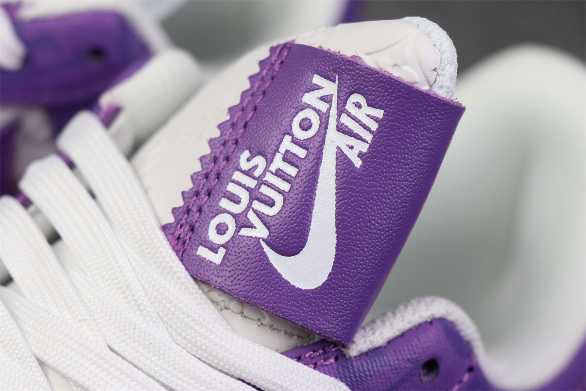 (CUSTOM) NIKE AIR FORCE 1 LOW Sneakers 'WHITE PURPLE' - product view 8