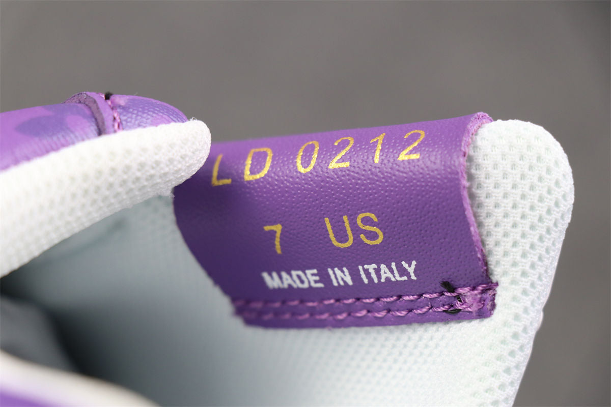 (CUSTOM) NIKE AIR FORCE 1 LOW Sneakers 'WHITE PURPLE' - product view 9
