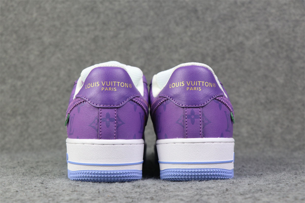 (CUSTOM) NIKE AIR FORCE 1 LOW Sneakers 'WHITE PURPLE' - product view 12