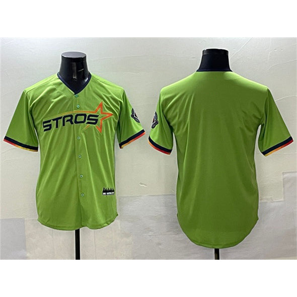 Baseball Jersey | Houston Astros Blank Green 2025 City Connect Limited Stitched - image 1