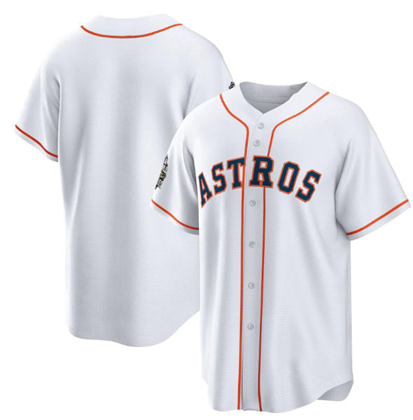 Baseball Jersey | Houston Astros Blank White 2022 World Series Home Stitched - image 1