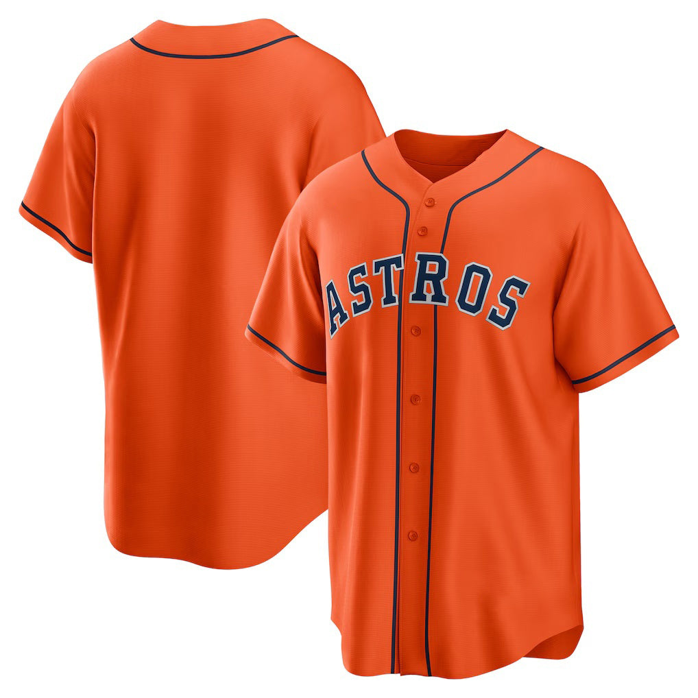 Baseball Jersey | Houston Astros Orange Alternate Replica Team - image 1