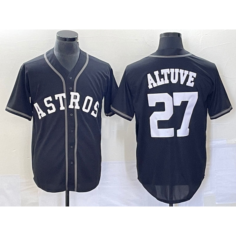 Baseball Jersey | Houston Astros #27 Jose Altuve Black Stitched - image 1