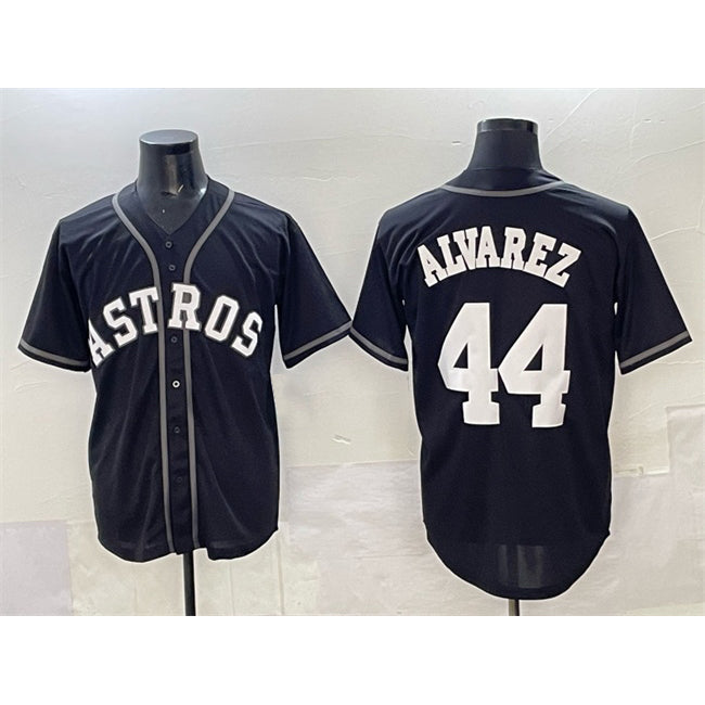 Baseball Jersey | Houston Astros #44 Yordan Alvarez Black Lights Out Limited Stitched - image 1