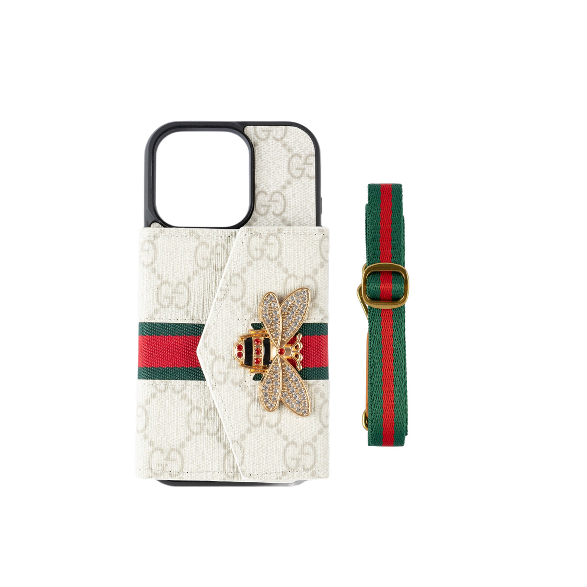 Advanced Crossbody iPhone Case with Card Holder & Shoulder Strap - product view 21