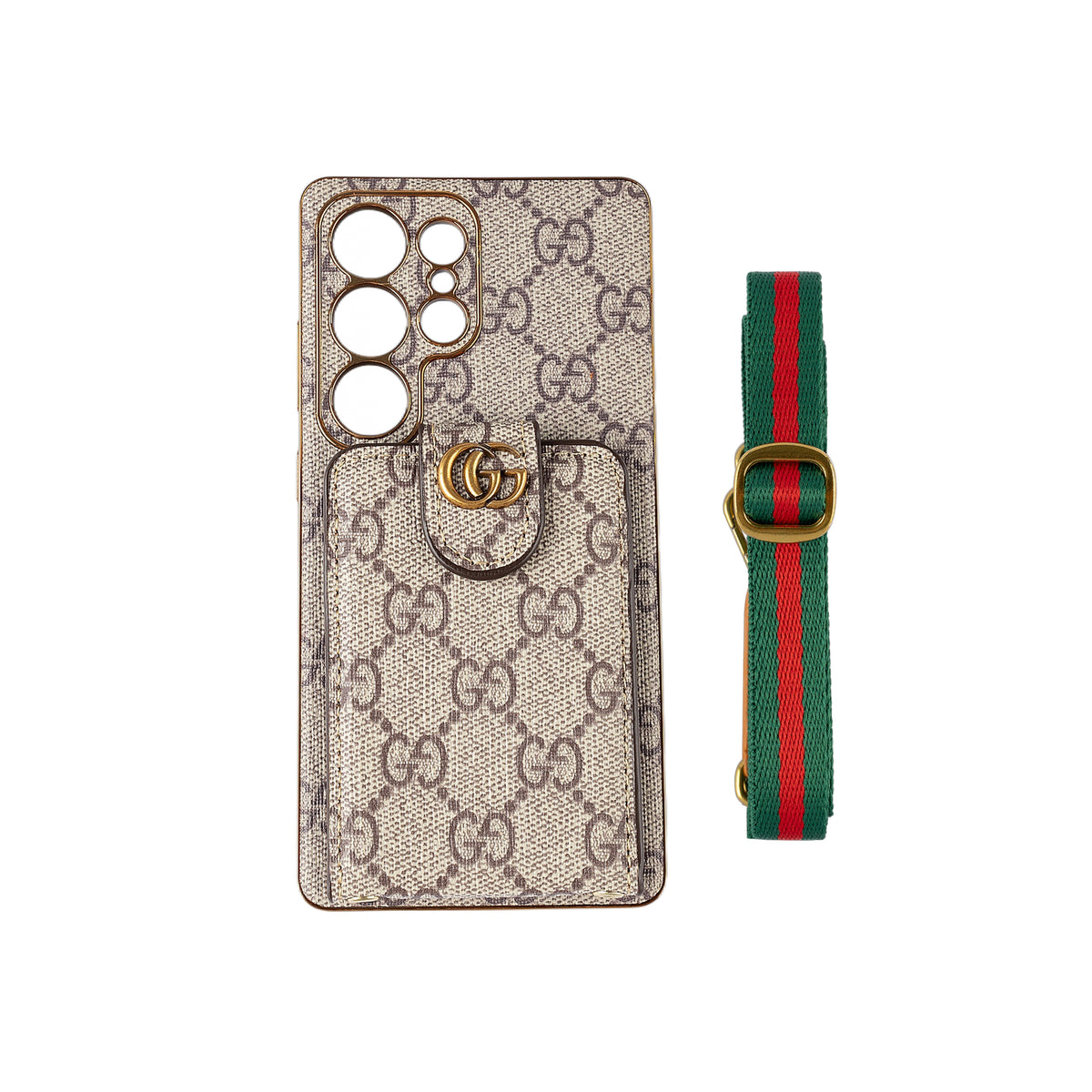 Pattern Crossbody Phone Case with Detachable Strap - product view 1