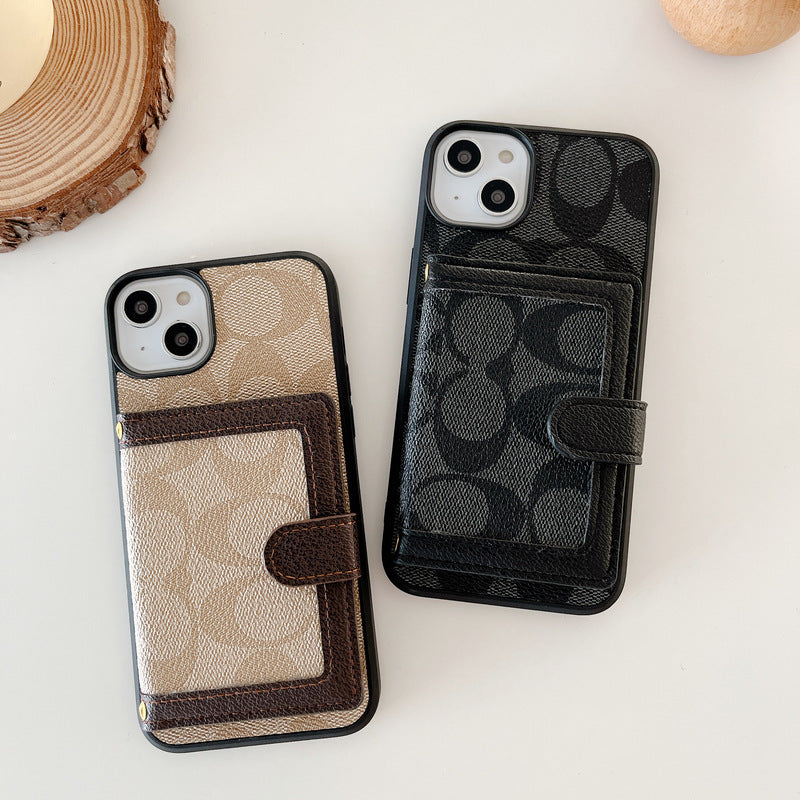 Classic iPhone Case With Wallet And Crossbody Strap White -XK240402 - product view 6